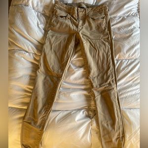 AE Khaki skinny pants